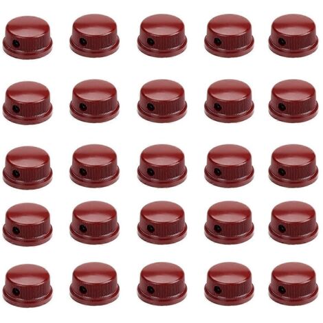 Jeu de 30 pièces de douilles intérieures en laiton rouge pour tige de 6,35 mm