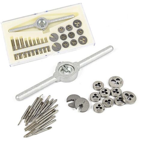Jeu de 30 tarauds miniatures métriques HSS-G pour le modélisme