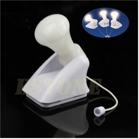 Jeu De 4 Ampoules Led Portable Sans Fil Armoire à Interrupteurs