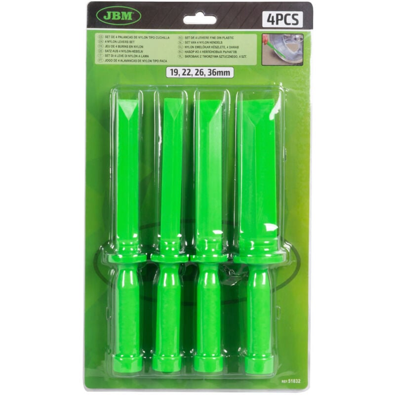 JBM - lot de 4 leviers de couteaux en nylon 51832