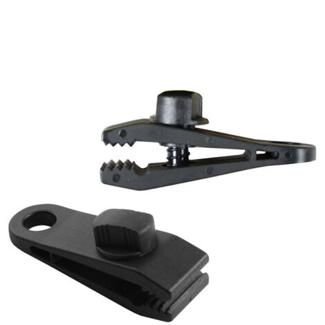 Jeu De 4 Clips De Type Pince Pour La Fixation Des Auvents Et Toiles. Ø0,27x8x3cm Benson