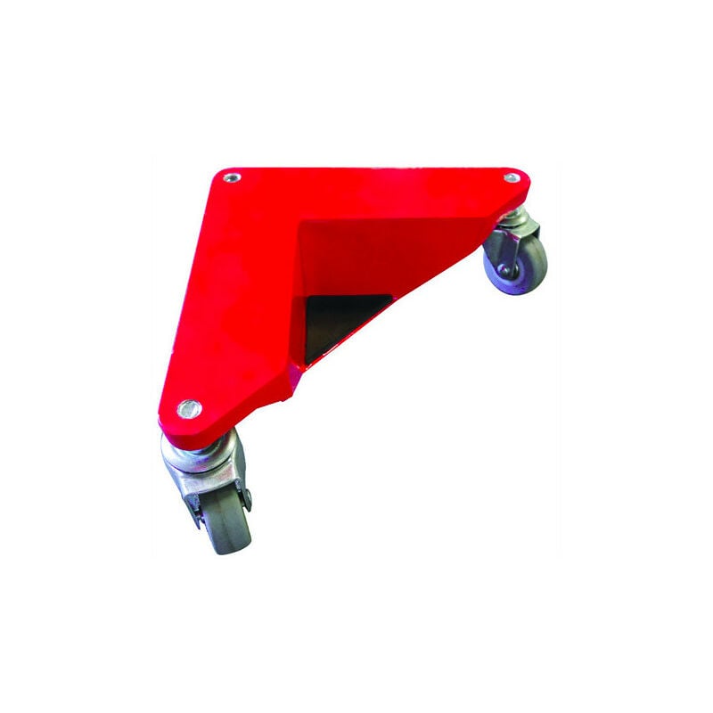 Jeu de 4 Coins roulants AR100A aluminium 400kg dimensions utiles 65x65x90mm Stockman