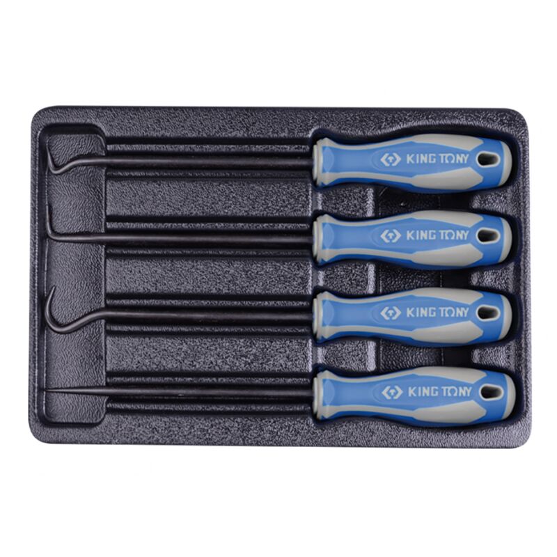 Jeu de 4 crochets et poinçon King Tony