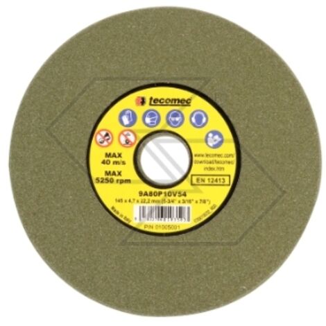 Jeu de 4 disques verts à gros grains pour affûteuses de chaînes de tronçonneuses