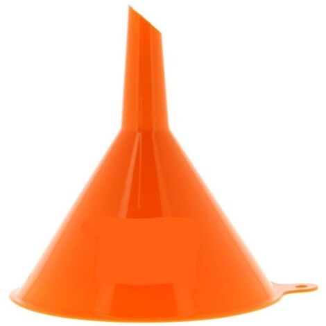Jeu de 4 Entonnoirs. Ø 50/70/100/120mm résistants aux huiles et hydrocarbures, orangeyellowpeach