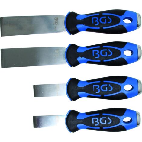Jeu de 4 grattoirs universels acier inox bgs technic