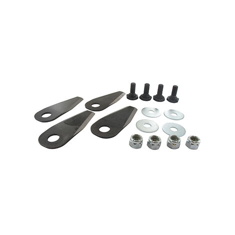 Jeu De 4 Lames Et Vis Adaptables Pour Tondeuses Hayter Modèles Avec Carters De 18. -pl