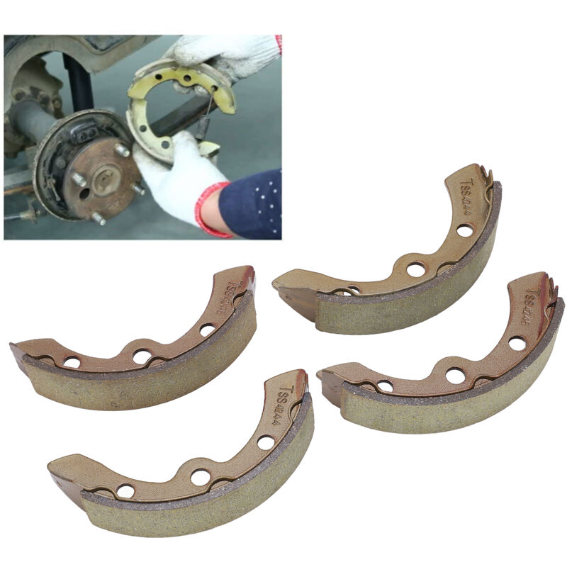 Jeu de 4 mâchoires de frein 101823201 Remplacement avant arrière pour Club Car DS Precedent 1995-Up