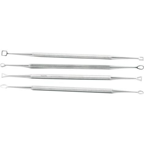 Jeu de 4 Outils à sculpter - longueur 180 mm. - multirex