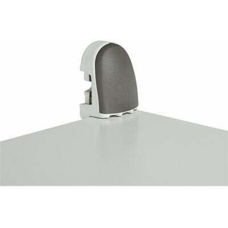 Jeu de 4 pattes de fixation murale pour coffret Atlantic métal - pour charge de 300kg - avec couvercle de finition - 036401 - LEGRAND