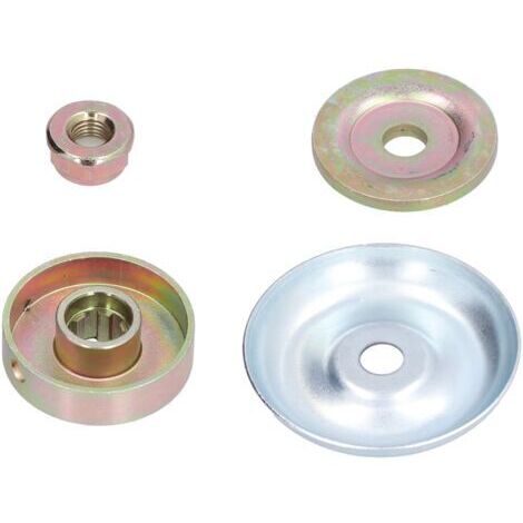 Jeu de 4 Pièces Accessoires de Remplacement pour Tête de Coupe de Tondeuse à Gazon - Rondelles de Butée et Écrous de Verrouillage -