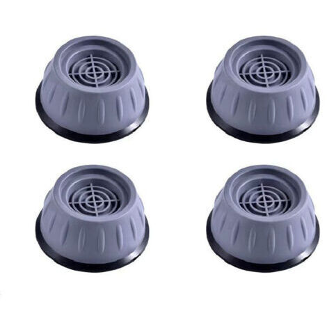 Jeu de 4 pieds de meubles, tapis anti-vibrations pour machines à laver, pieds en caoutchouc antidérapants pour machines à laver, sèche-linge, meubles, tapis universel anti-bruit et anti-vibrati