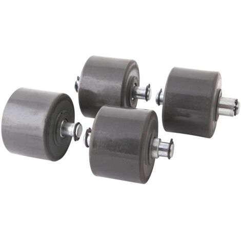 Jeu de 4 roues fixes ø50x36mm pour cric rouleur OH 6020 - SA 6020 - CLAS Equipements