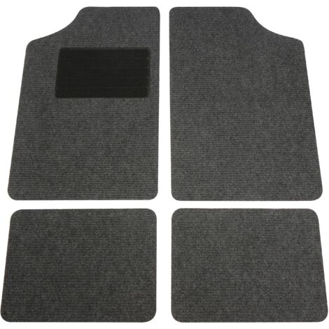 JEU DE 4 TAPIS DE SOL UNIVERSEL GRIS