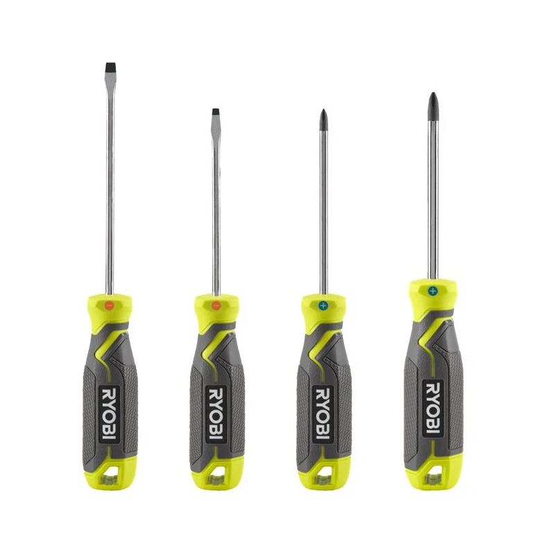Ryobi RHSDS4PC Jeu de tournevis magnétiques Embouts magnétiques antidérapants 4 pièces