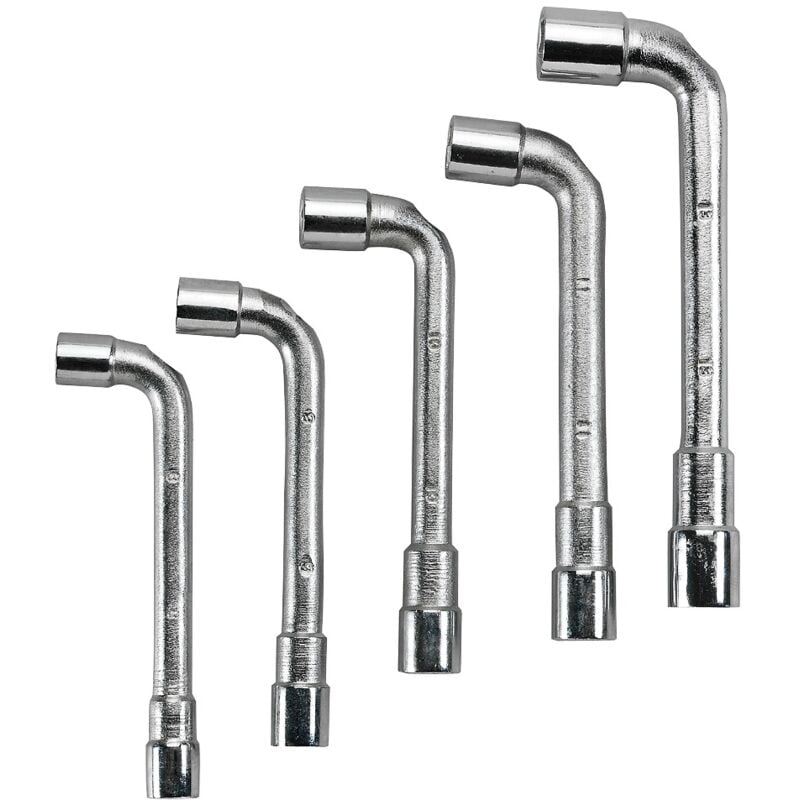 KWB - Einhell 49470150 Jeu de 5 clés tubulaires coudées 8/9/10/11/13 mm