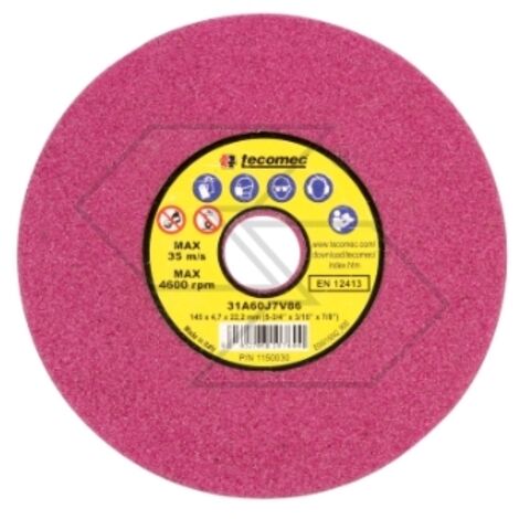 Jeu de 5 disques d'affûtage couleur rubis, gros grain, pour machine à affûter JOLLY EVO