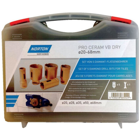Jeu de 5 foret diamant carrelages