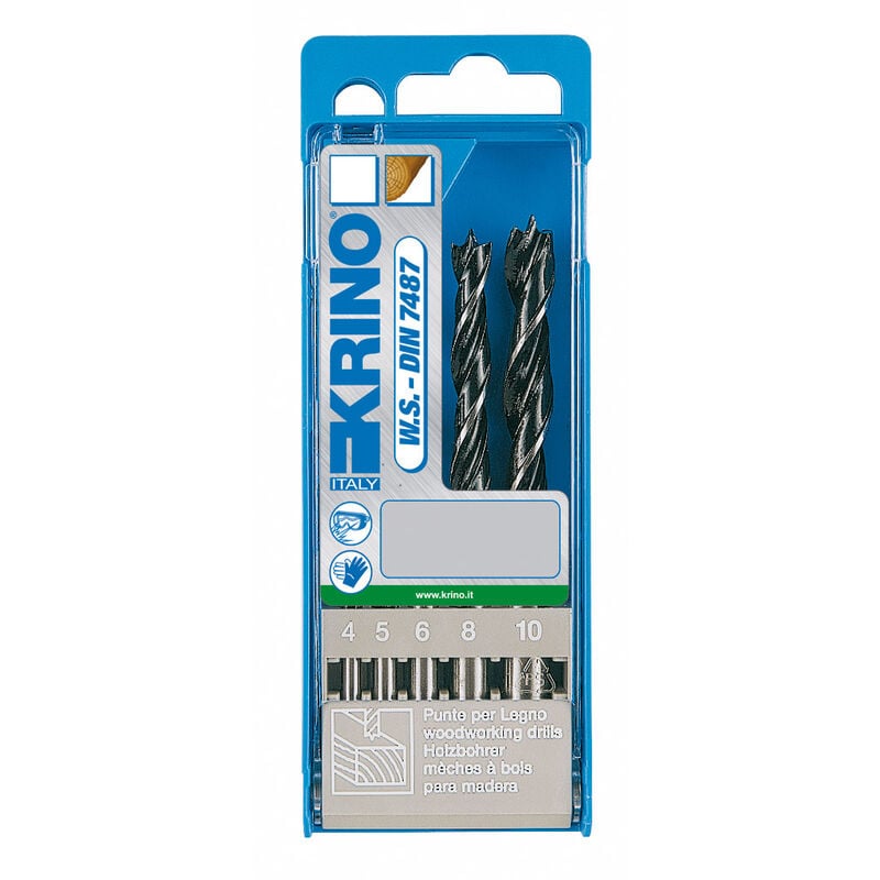 Jeu de 5 forets à bois série x