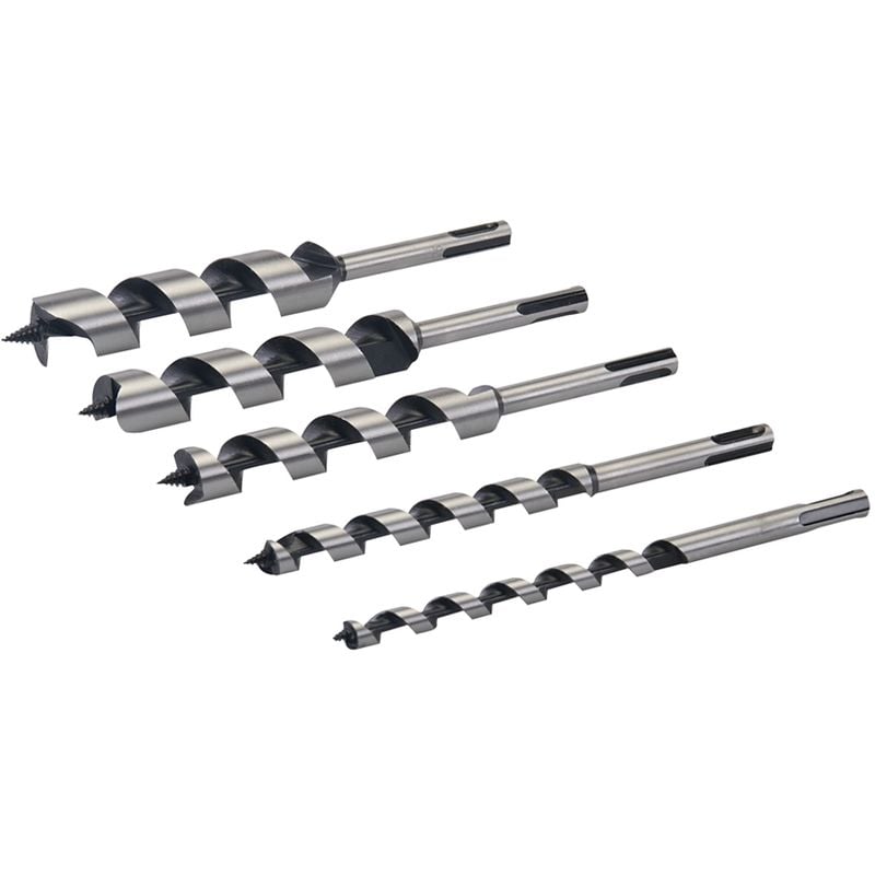 Jeu de 5 mèches hélicoïdales sds-plus 10 - 25 mm Silverline 633483