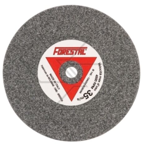 Jeu de 5 meules d'affûtage à disque de couleur grise à grain moyen pour affûter les chaînes de tronçonneuses