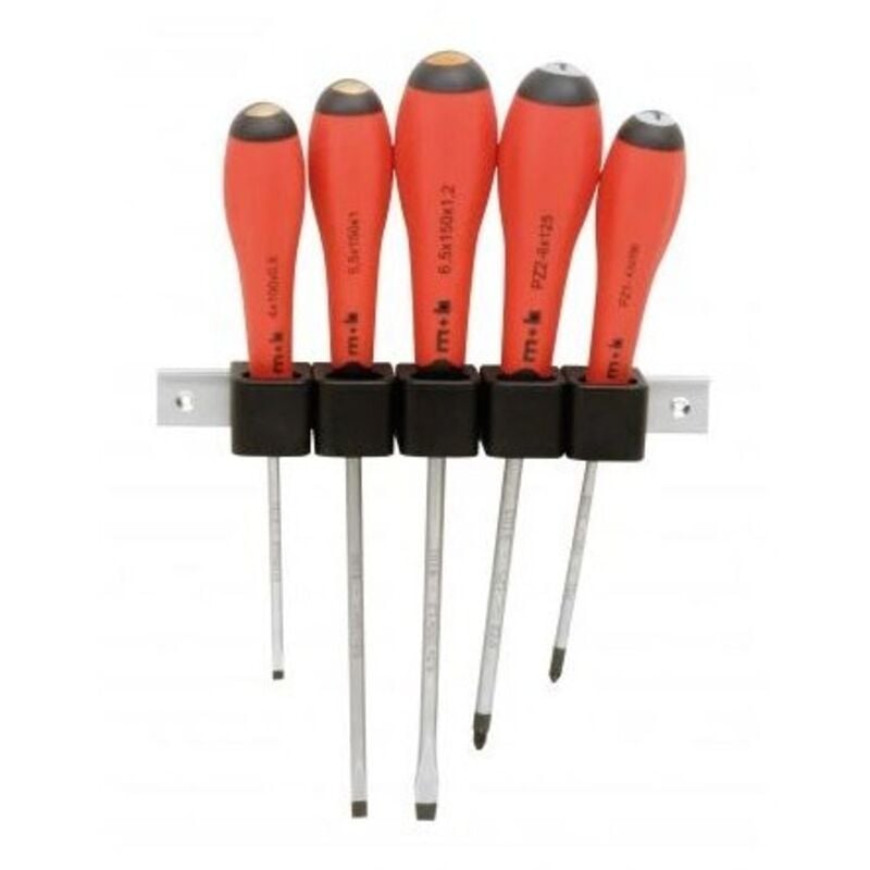 Mob - Jeu de 5 tournevis fente + phillips - Réf: 9129000401