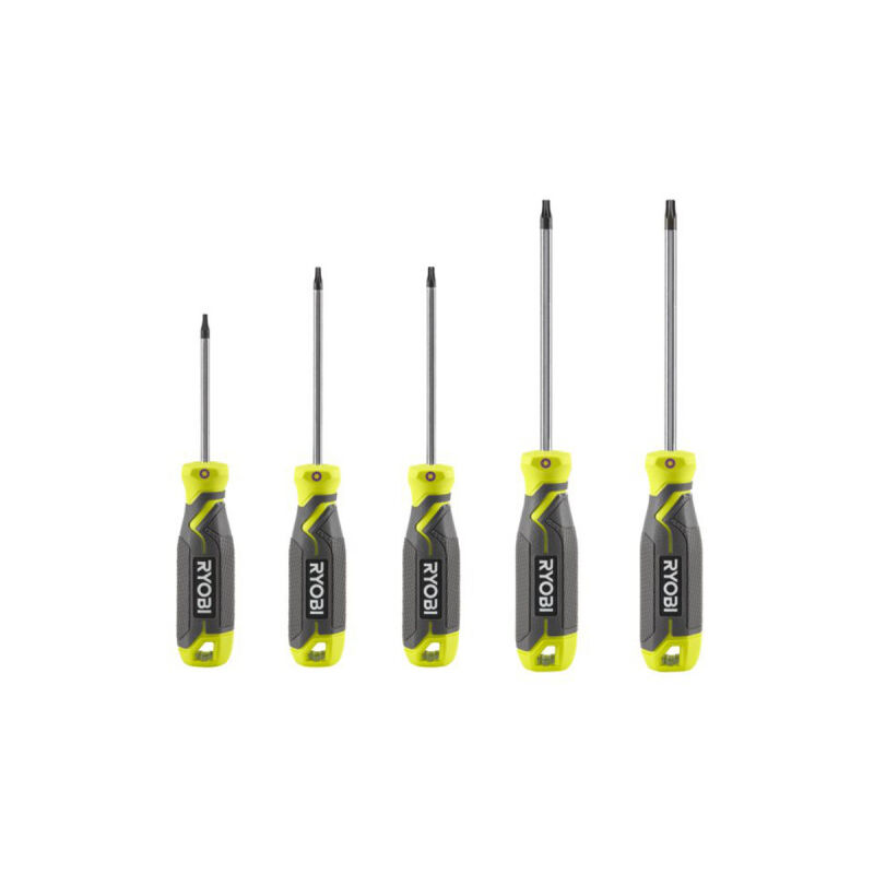RYOBI Jeu de tournevis Torx 5 pcs
