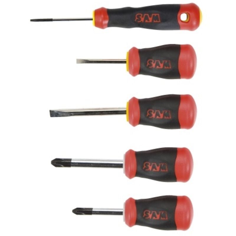 Jeu de tournevis sam Jeu de tournevis Stubby, 5 pièces ( Prix pour 1 )