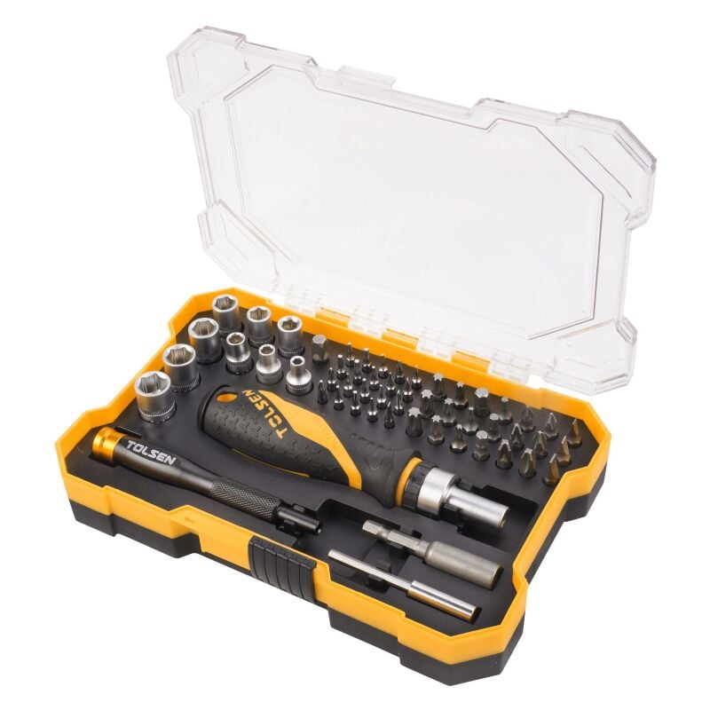 Tolsen - jeu de 56 tournevis a' cliquet