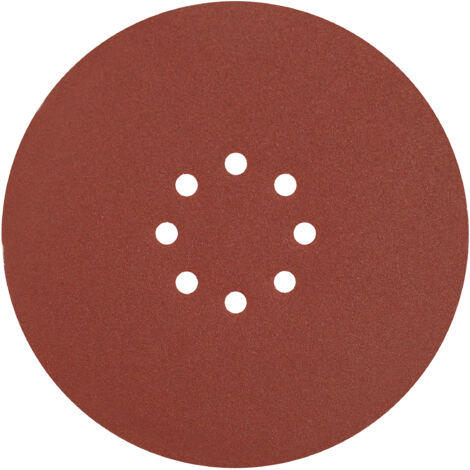 Jeu de 6 abrasifs plâtre Ø225mm-8 trous - Grain 80
