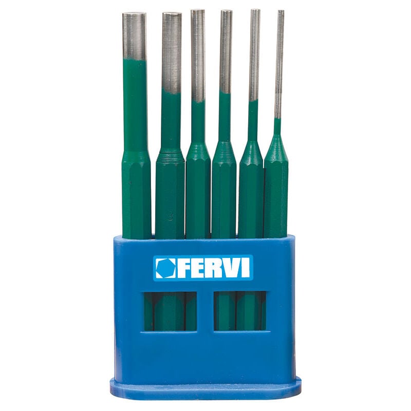 Fervi - Jeu de 6 chasse-goupilles 3 - 10 mm 0126