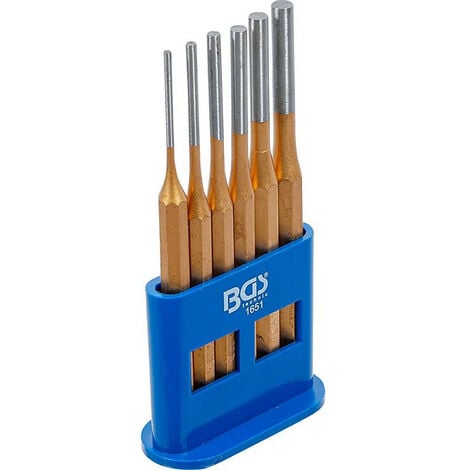 Jeu de 6 chasses goupilles bgs technic de 3-4-5-6-7-8 mm longueur 150 mm