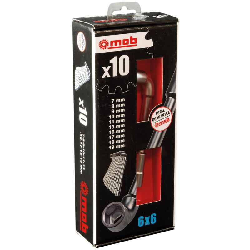 Mob Outillage - jeu 6 cles a pipe 6X6 en coffret mob - 9015000501