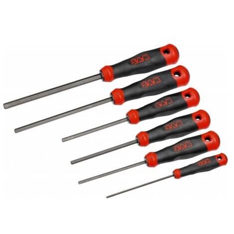 Jeu De 6 Cles Males Droites Emmanchees - Sam Outillage