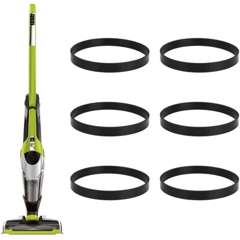 Jeu de 6 courroies de remplacement pour aspirateur Bissell modèle 7/9/10/12/14, haute résistance en caoutchouc.