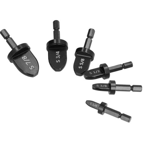 Jeu de 6 embouts d'expansion pour tuyaux, manche hexagonal, cintreuse, conditionneur, alésoir, accessoires, outil rond en cuivre