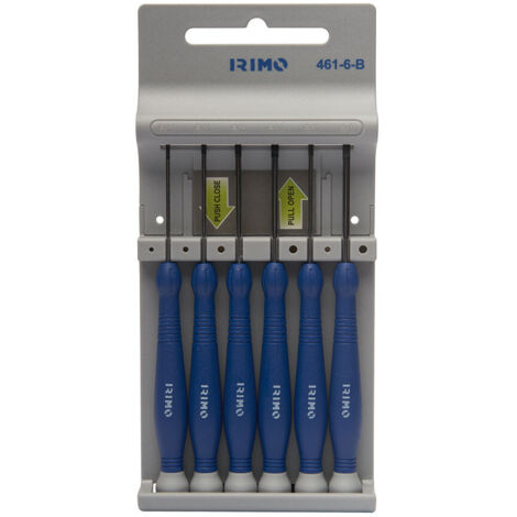 Jeu De 6 Tournevis De Precision 461-6-B Irimo