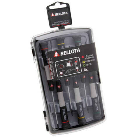 Jeu de 6 tournevis de précision BELLOTA - 6250J
