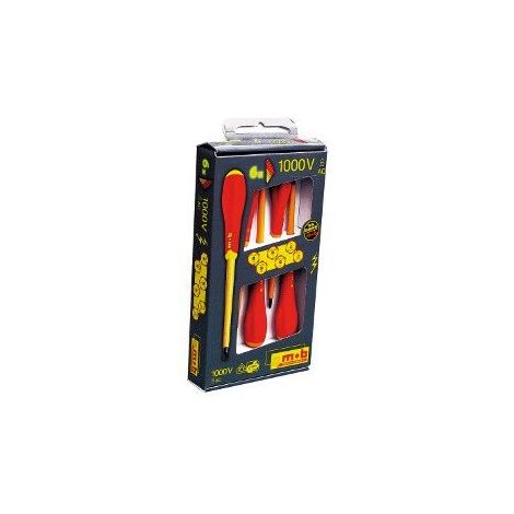 Jeu de 6 tournevis isolés 1000V PH Mob Outillage