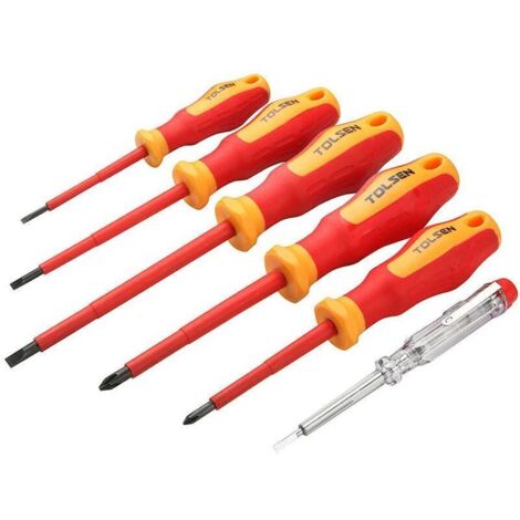 JEU DE 6 TOURNEVIS MIXTES VDE ERR 35081T