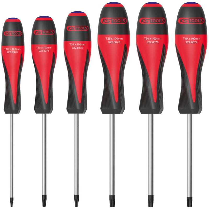 Kstools - Jeu de 6 tournevis ultimate®, torx® percé
