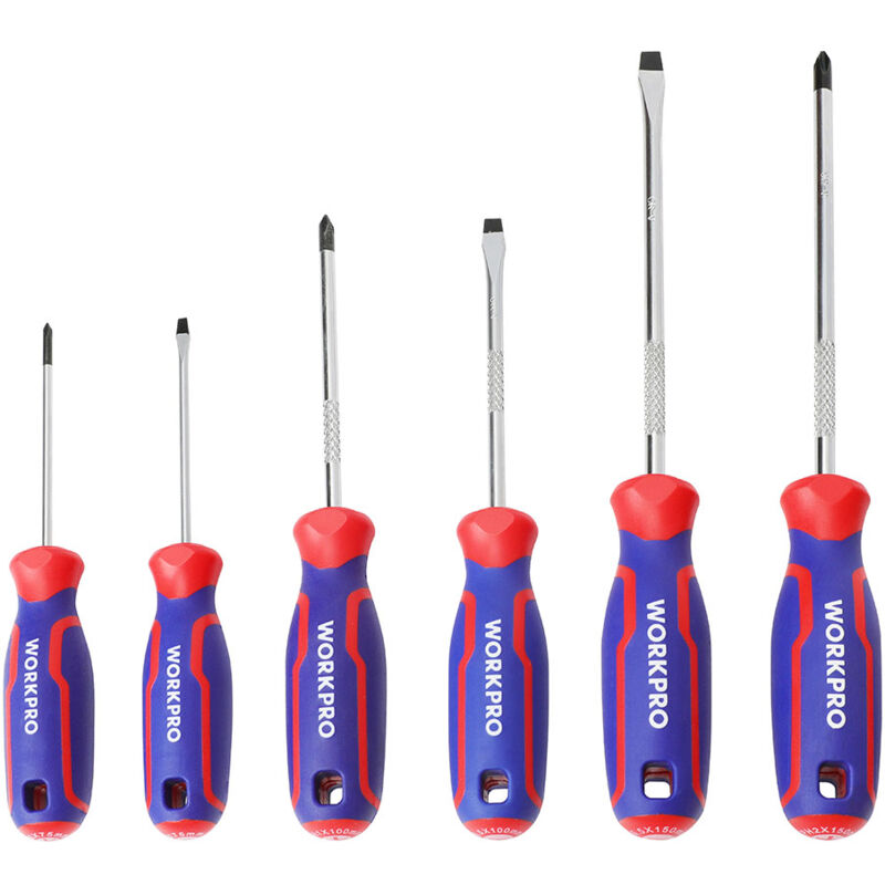 Jeu de 6 tournevis® Workpro