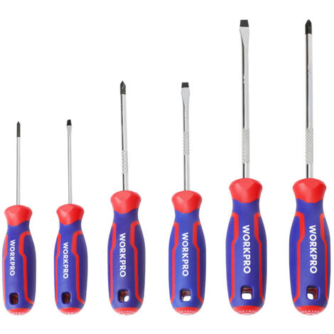 Jeu De 6 Tournevis Workpro