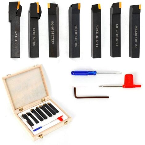 Jeu de 7 burins rotatifs 16 mm