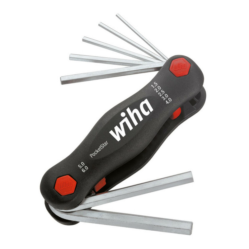 Wiha - Jeu de 7 Clés Mâles Hc En Etui Pliable Pocketstar 23037