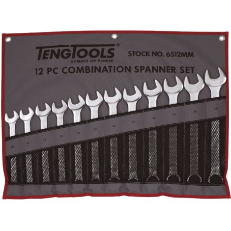 Jeu de 7 clés mixtes de 33 à 50 mm Teng Tools 6507JMM