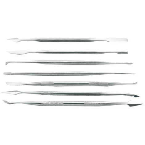 Jeu de 7 spatules - longueur 130 mm. - multirex