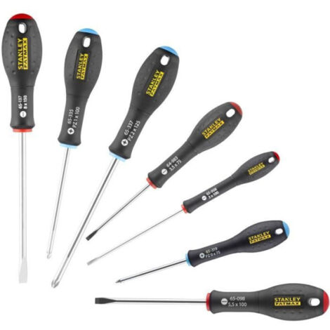 Jeu de 7 Tournevis - STANLEY FATMAX - 0-65-425 - Electricien + Mecanicien + Pozidriv