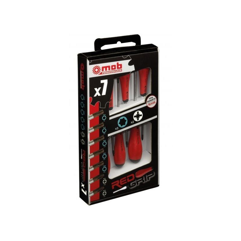 Jeu de 7 tournevis Torx et Pozidriv mob