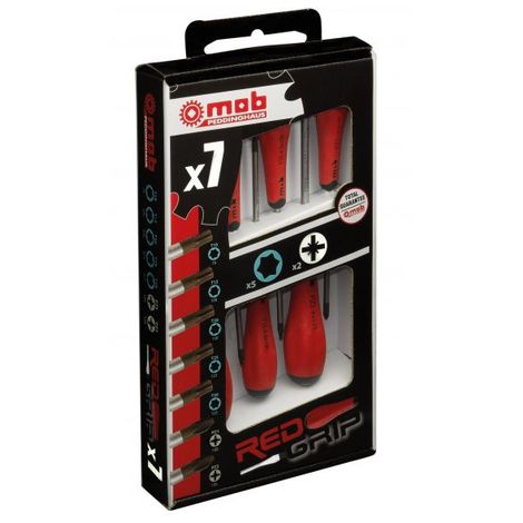 Jeu de 7 tournevis Torx et Pozidriv MOB